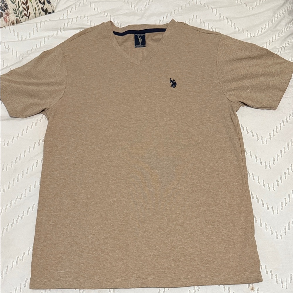 U.S. Polo Assn. Tan Short Sleeve Tee
